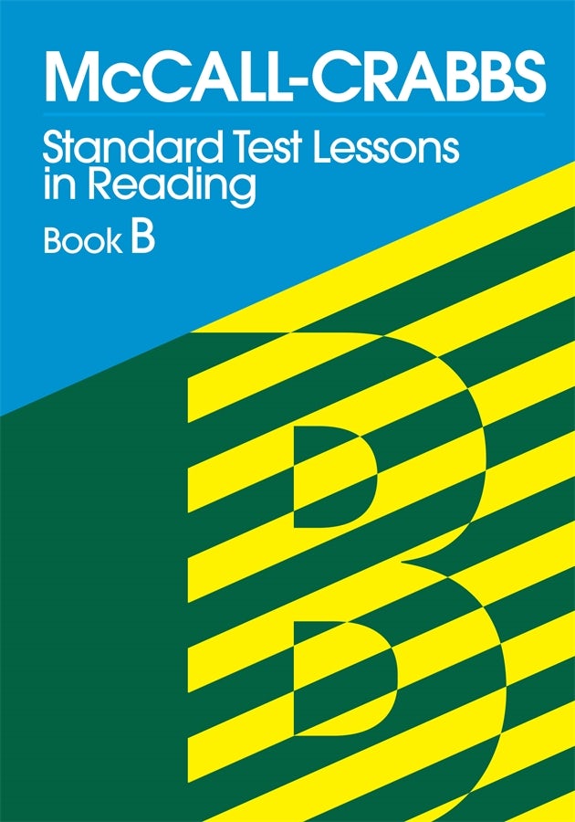 Cover image for McCall-Crabbs Standard Test Lessons in Reading, Book B, isbn: 9780807755426