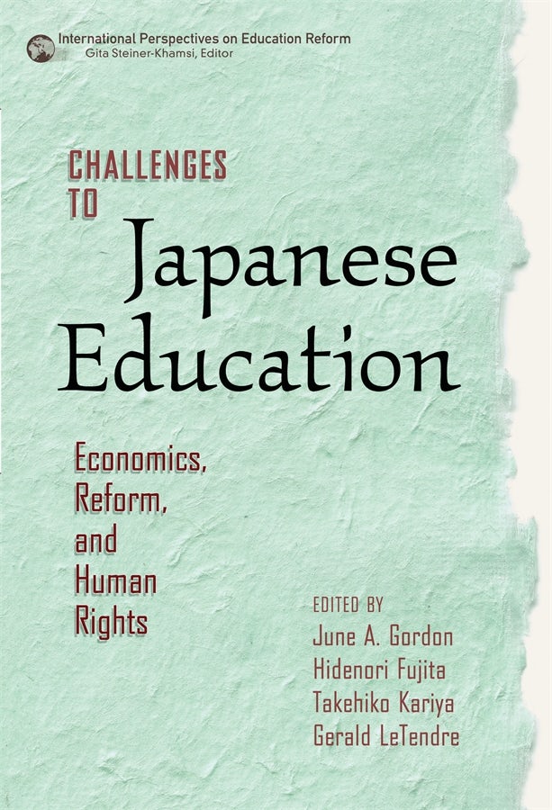 Cover image for Challenges to Japanese Education, isbn: 9780807770696