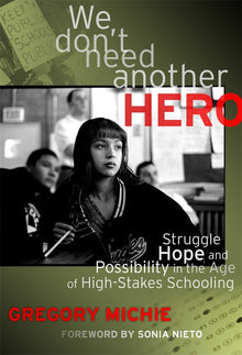 Cover image for We Don't Need Another Hero, isbn: 9780807772010