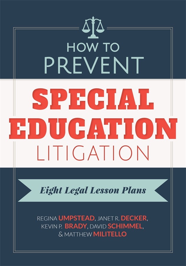 Cover image for How to Prevent Special Education Litigation, isbn: 9780807774151