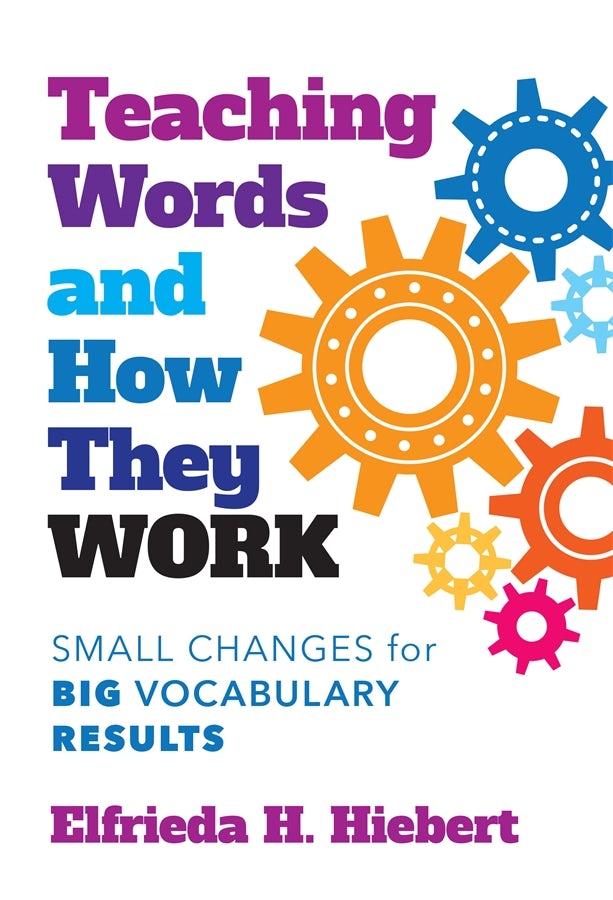 Cover image for Teaching Words and How They Work, isbn: 9780807778142