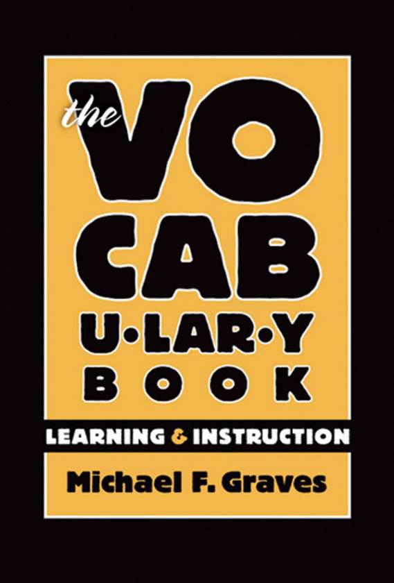 The Vocabulary Book 9780807746271