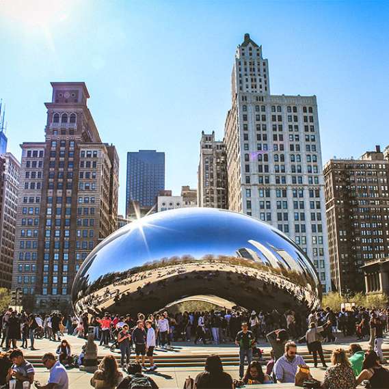 Outdoor sculpture, Chicago